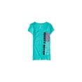 thumbnail image 1 of Camiseta Adornada Aeropostale Cuello en V Profundo Verde Grande, 1 of 1