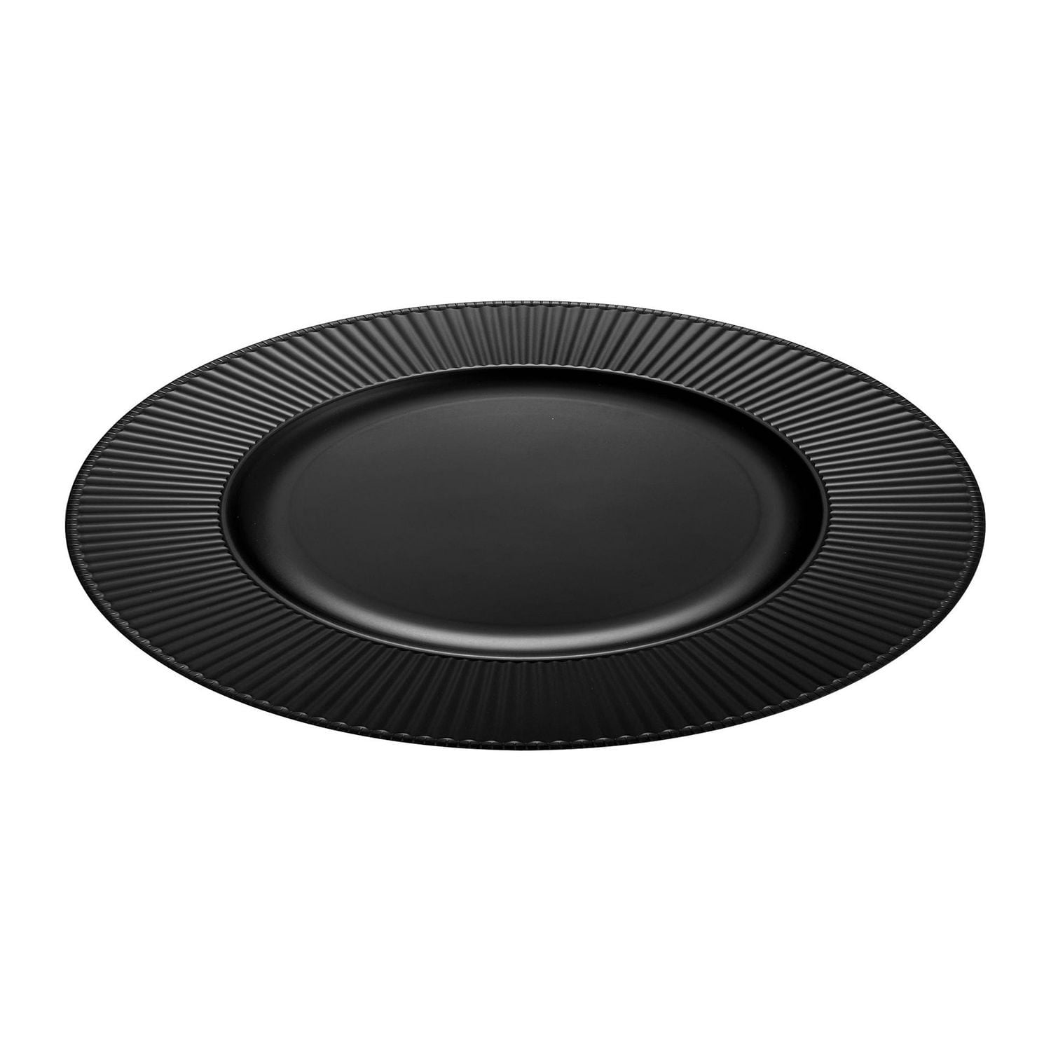 Grand plat uni 33cm Home Trends noir