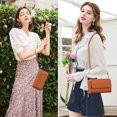 thumbnail image 4 of FALAN MULE Rfid Wallet Purse Wristlet Crossbody Bag for Women Leather Ladies Clutch with 2 Straps, 4 of 7
