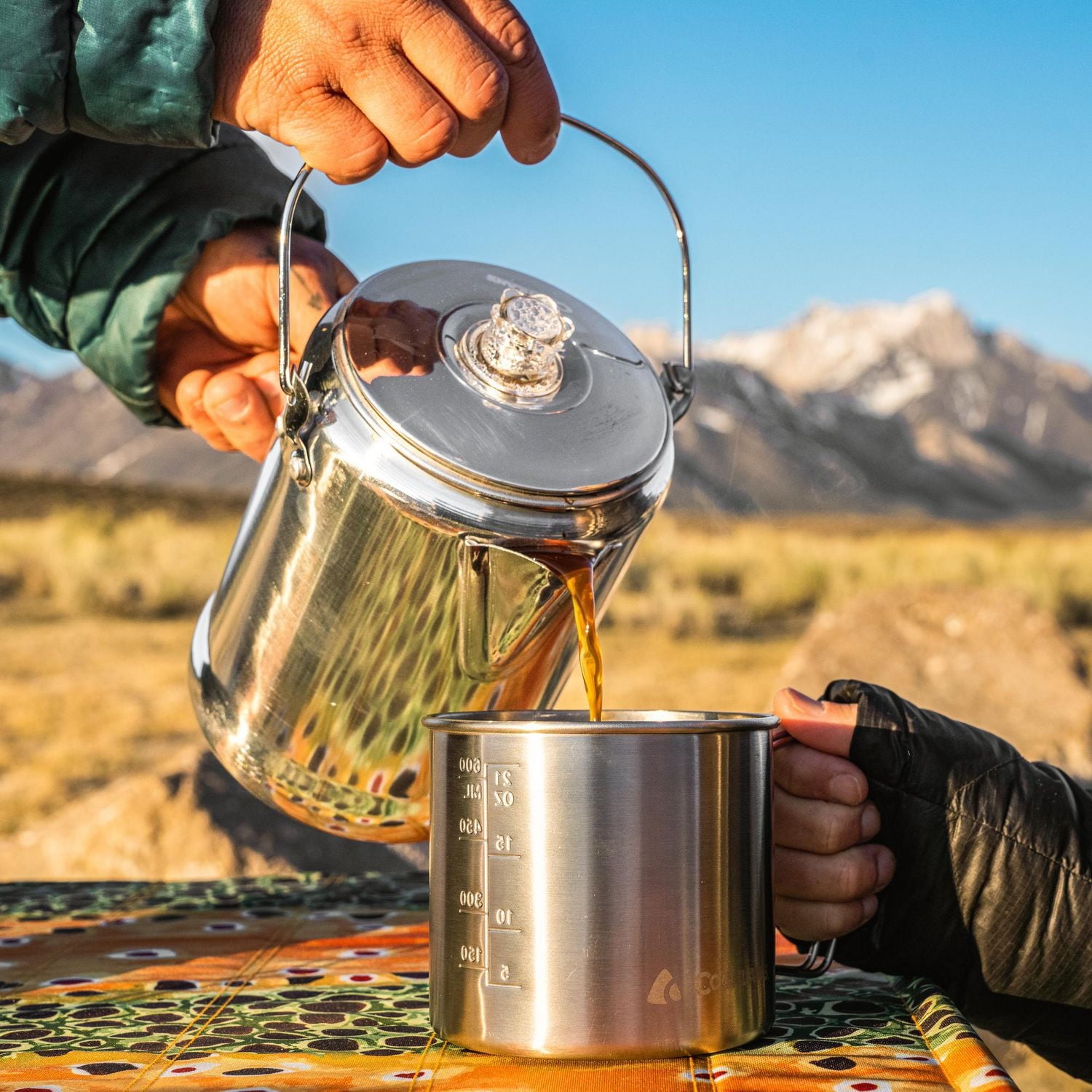 Coghlan's Aluminum Coffee Pot - 9 Cup, Lightweight and rustproof percolator