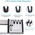 thumbnail image 3 of Sharpener, Knife Sharpener, Manual Knife Sharpeners For Tools With 4 In 1 For Kitchen And Home - JXLGV, 3 of 4