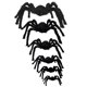thumbnail image 2 of Halloween Spider Black & Hairy - Juguete de broma gigante para decoración del hogar (150 cm) Likrtyny Para estrenar, 2 of 7