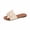 White, variant on Womens Bow Knot Slides Open Toe Flat Sandals Summer Slip On Slippers Black