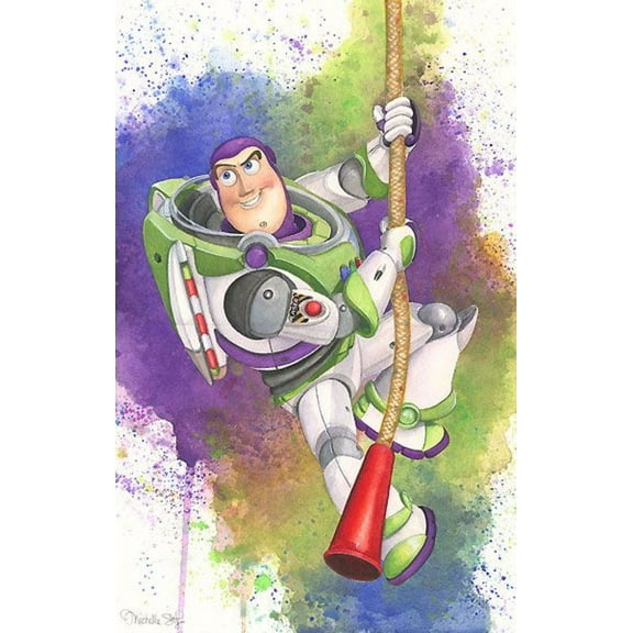 Diamond Painting Kits for Adults, Buzz Lightyear 5D DIY Diamond Art Kits Full Drill Diamond Dots for Gift Wall Decor and Relaxation Gem Arts 12x16 inch