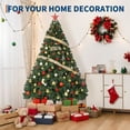 thumbnail image 4 of Árbol de Navidad artificial realista - 1450 puntas frondosas, base metálica robusta, fácil de montar - Decoración ideal para sala de estar, hotel u oficina, estilos abeto clásico - Tamaño: 7.5FT, 4 of 8