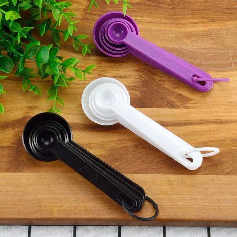 5Pcs/set Kitchen Measuring Spoon Teaspoon Coffee Sugar Cups Baking Cooking  Tools