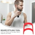 Liliping 2 Pcs Beard Shaper Template Mens Beard Template Goatee Beard
