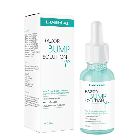 LANTHOME 30ml Razor Bump Solution Prevent Ingrown Hair Mild Moisturizing Shave Repair