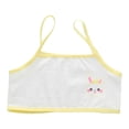 thumbnail image 1 of MIASHUI Girls Sports Bras Lightweight Seamless Crop Top Training Bra,Yellow,9-13 Years, 1 of 9