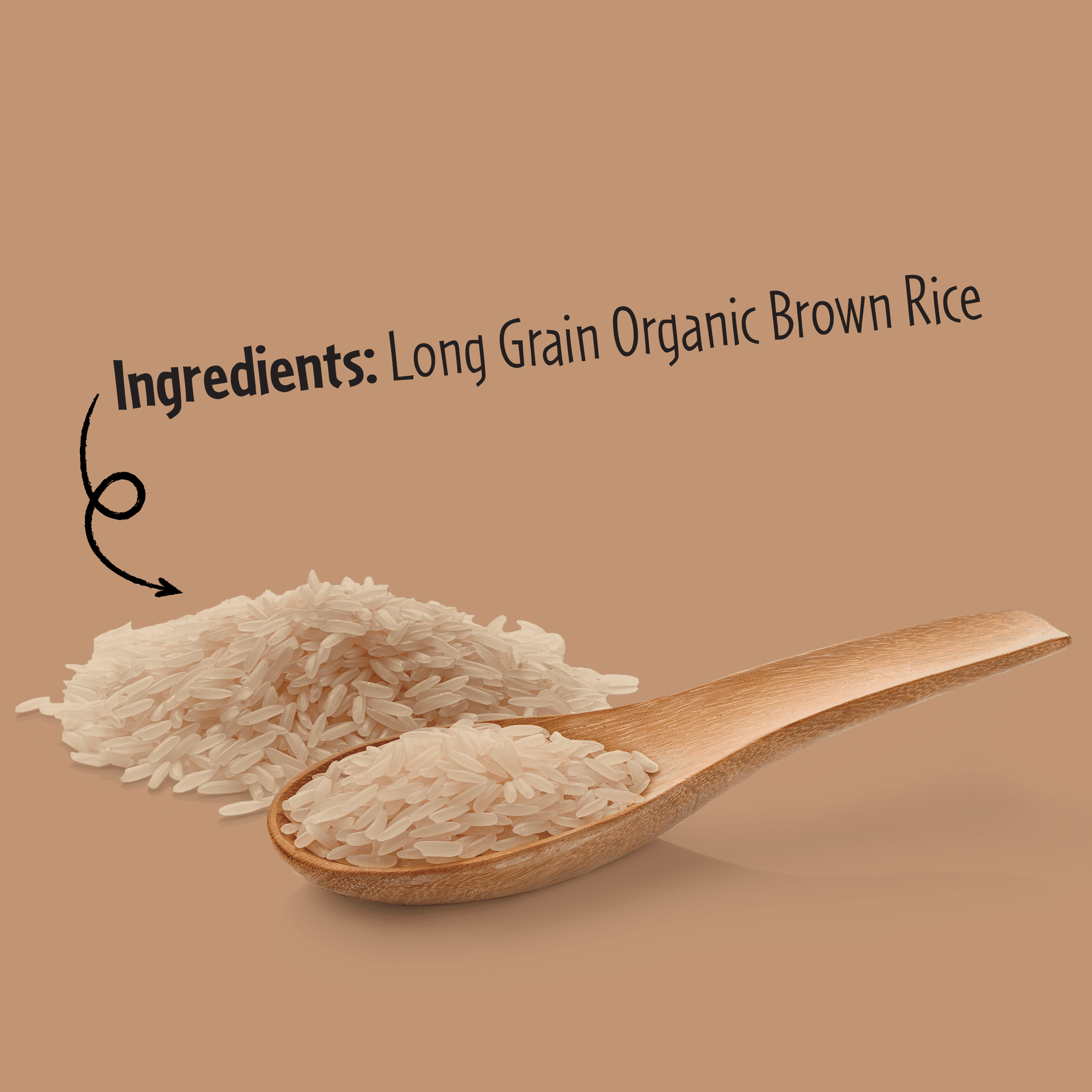 4Sisters Long Grain Organic Brown Rice, 32 oz