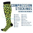 thumbnail image 4 of joogoo Green Leopard Socks Women Men Knee High Sock, 4 of 8