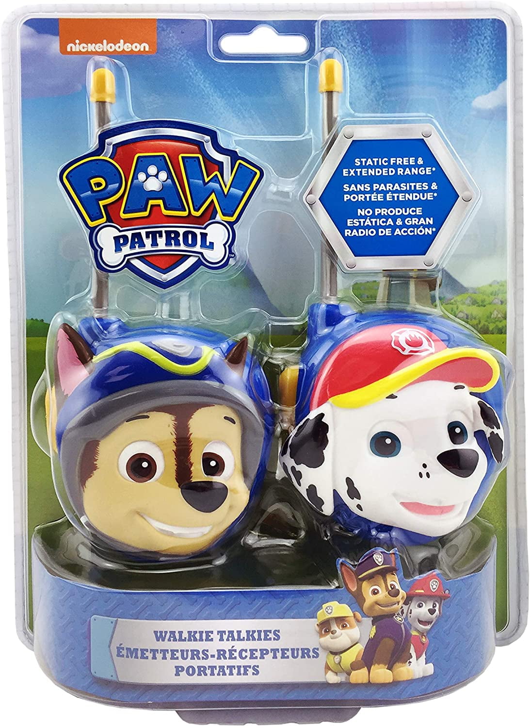 Paw Patrol Walkie Talkies Kids Chase and Marshall Spin Master 2018 S1 for sale online