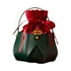 thumbnail image 3 of Bolsas de manzanas navideñas, bolsas de regalo de terciopelo de Papá Noel, bolsas de regalos navideños para el hogar Verde, 3 of 9