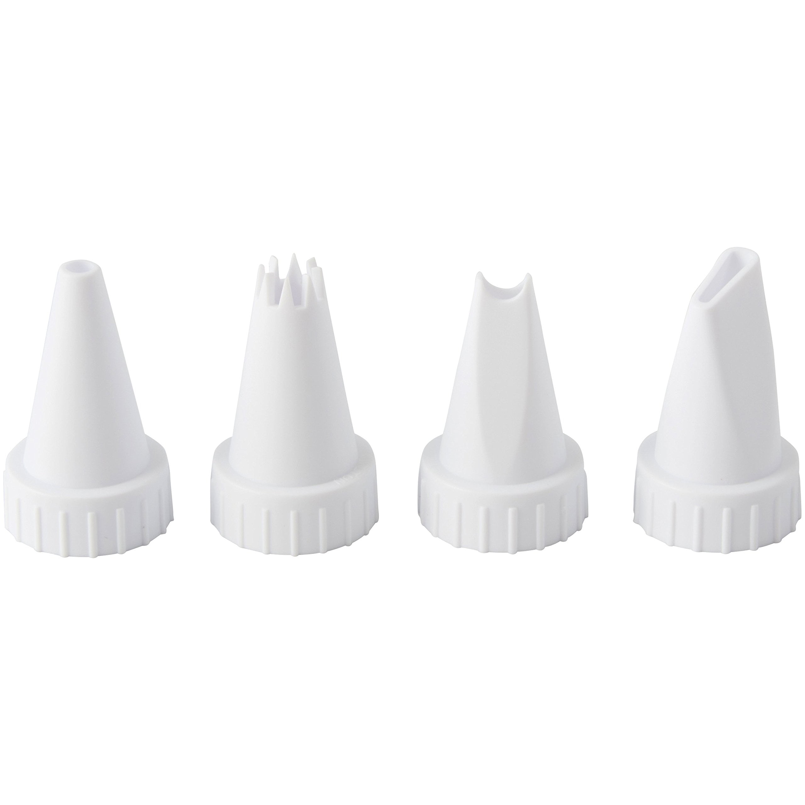 WILTON SET TIP 418-621 4S 1 U, Plastic Icing Tip Set