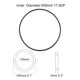 thumbnail image 2 of Cinturón Elástico de Motor de Máquina de Coser Universal Uxcell 5pcs 487mm 19" Perímetro 3/16" (5mm) de Grosor, 2 of 5