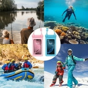 GAOBAO Waterproof Phone Pouch, IPX8 Cell Phone Dry Bag Case with Lanyard, Compatible with iPhone/Samsung, Up to 8.3, 2 Pack