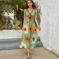 thumbnail image 5 of Floral Vestido Sin Mangas Vestidos Para Mujer, Vestido Suelto De Verano 2025, 5 of 5