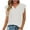 White, variant on Women Top Summer Women's T Shirts V Neck Womens Short Sleeve Shirts Warehouse