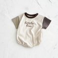 thumbnail image 2 of AUNVITO Baby Short Sleeve Romper Summer Playwear Unisex Casual Pajamas with Shorts for Infants, 2 of 6