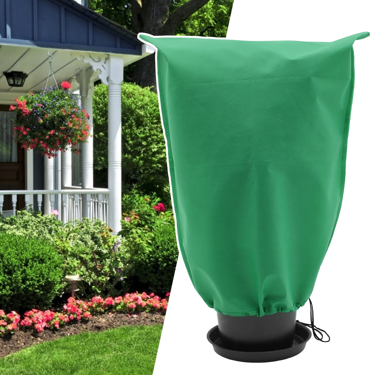 Details about   4 Size Green Warm Plant Cover Tree Shrub Frost Protection Bag Yard Garden 