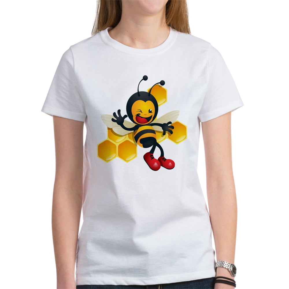 embroidered bee tshirt