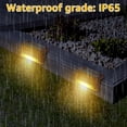 thumbnail image 5 of Outdoor Stair Solar Light IPX 65 Waterproof Garden Step LED Solar Lamp for Yard Railing Fence Pathway Patio Lawn Decor 1-16Pcs, 5 of 5