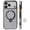 Black, variant on TORRAS Flagship Q3 Air for iPhone 17 Pro Max Case,Visible Airbag Drop Protection,Hardcore Air Cushion Tech ,Mil-Grade Protection,Fit for MagSafe,360 Rotating Stand Case ,6.9",Horizon Orange