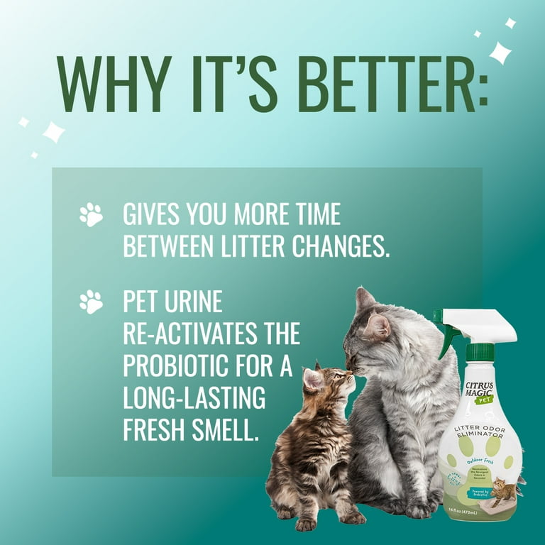 Citrus Magic Probiotic Litter Odor Eliminator, 144 oz photo 4