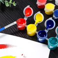 thumbnail image 5 of 40 Strips 240 Pots Empty Paint Pots Strips Mini Clear Storage Containers and 40 Pcs Paint Brushes Painting Arts Crafts, 5 of 5