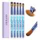 thumbnail image 1 of 5 Pinceles Acrílico Para Uñas Numero 6,8,10,12,14 AZUL, 1 of 5