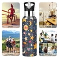 thumbnail image 7 of Yayeee 20oz Insulated Water Bottle Double Wall Stainless Steel with Flip Straw Lid, Small Space Pattern, 7 of 7