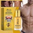 thumbnail image 2 of 1-3pcs Mens Thermo Bee-Venom Gynecomastia Tightening Oil Natural Chest Enhancer Massage Oil Gift for Men, 2 of 5
