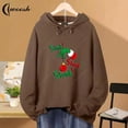 thumbnail image 4 of Drink Up Grinches Sudadera navideña Jersey de cuello redondo Mujer Algodón Sudadera con capucha de manga larga Envío gratis Ropa de calle de gran tamaño, 4 of 4