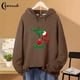thumbnail image 4 of Drink Up Grinches Sudadera navideña Jersey de cuello redondo Mujer Algodón Sudadera con capucha de manga larga Envío gratis Ropa de calle de gran tamaño, 4 of 4
