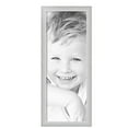 thumbnail image 2 of ArtToFrames 12" x 32" Metro Ice Silver Black Picture Frame, 12x32 inch Silver Wood Poster Frame (WOM-5247),  Pack, 2 of 7