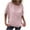 Pink, variant on Womens Summer Tops Casual Boho Button Down Blouses for Women Womens T Shirts Loose Fit Cotton Athletic Tops Women Pack Yoga Tops with Built in Bra