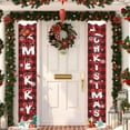 thumbnail image 4 of Merry Christmas Outdoor Hanging Banner Christmas Door Banner Sign Home Wall Decoration Banner Welcome Banner Party Decor, 4 of 6
