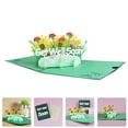 thumbnail image 3 of 1Pc Creative Blessing Cards 3D Greeting Cards Get Well Soon Comfort, 3 of 8