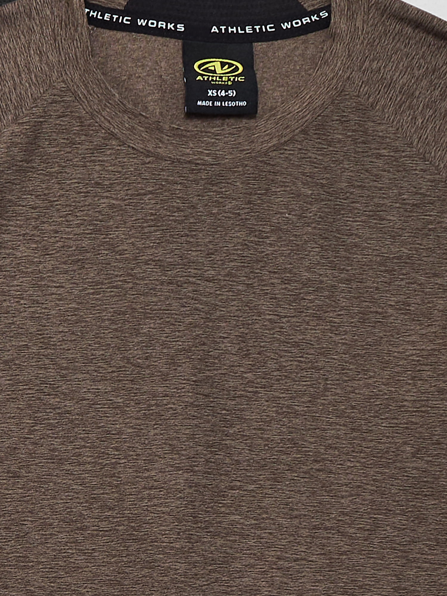 Athletic Works Boys ButterCore Tee with Long Sleeves, 2-Pack, Sizes 4-18