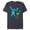 Navy Heather, variant on Disney Pixar Monsters University Sulley and Mike T-Shirt- Short Sleeve Blended T-Shirt for Adults - Customized-Dark Heather