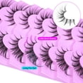 thumbnail image 3 of Pestañas postizas ALICE Manga Pestañas Fox Eye, paquete de 7 pares, 3 of 8