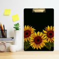 thumbnail image 6 of FMSHPON Sunflowers Clipboard Hardboard Wood Nursing Clip Board and Pull for Standard A4 Letter 13x9 inches, 6 of 8