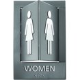 thumbnail image 1 of Advantus Pop-Out ADA Signes, 6" X 9", Gris/blanc, Femmes (91097), 1 of 4