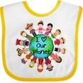 thumbnail image 3 of Inktastic Earth Day International Boys or Girls Baby Bib, 3 of 4