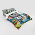 thumbnail image 2 of Ambesonne Cartoon Bedding Set 4 Pcs, Potty Training Elephant Art, King, Purpleblue Multicolor, 2 of 2