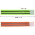 thumbnail image 4 of Unique Bargains 4 Pcs Bandes Réfléchissantes pour Bras Bandeaux Réfléchissants Haute Visibilité pour Cyclisme Nocturne Bandes Réfléchissantes Vert Orange, 4 of 7