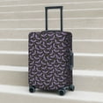 thumbnail image 6 of Fuzoiu Bat Purple Print Suitcase Cover,Washable Luggage Covers for Suitcase,Elastic Luggage Protector Cover,Scratch Resistant Travel Suitcase Covers-X-Large, 6 of 7