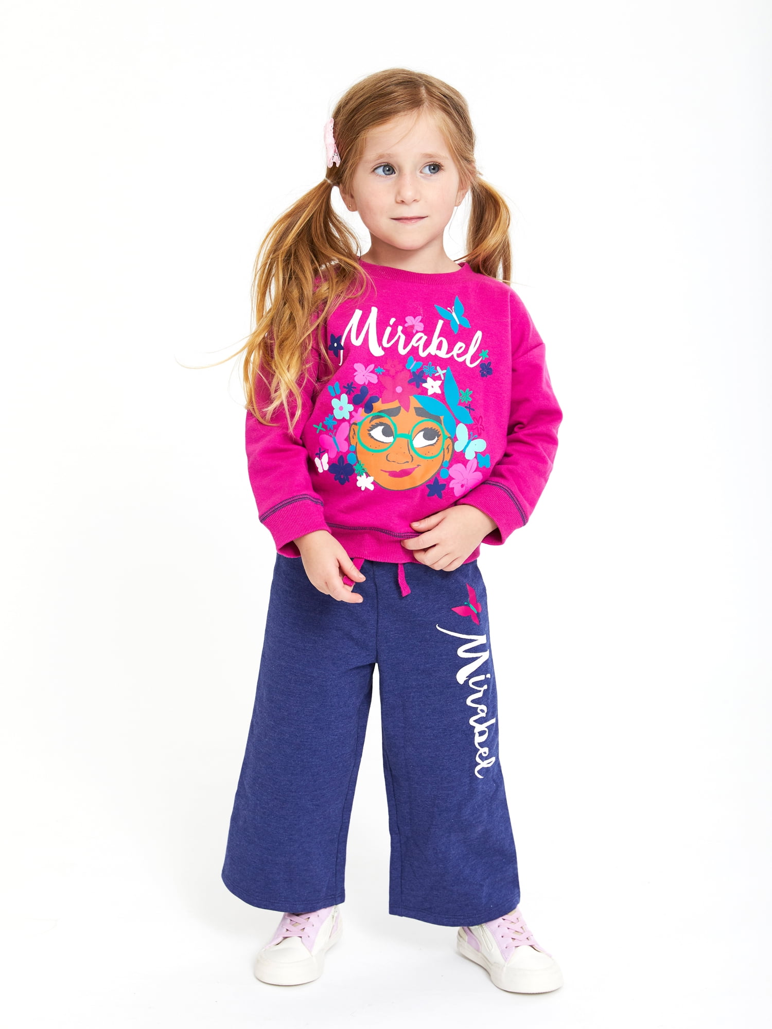 Disney's Encanto Baby and Toddler Girls Top and Pant Outfit Set, 2-Piece, 12 Months-5T