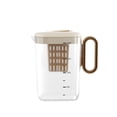 thumbnail image 2 of Large Capacity Refrigerator Water Pitcher with Spigot | Leakproof Lid & Wide Mouth for Easy Cleaning | Fruit Infuser & Beverage Dispenser for Kitchen, Living Room, and Office | 1.6 Quart Househo, 2 of 6