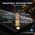 thumbnail image 2 of Magnetic Switch 60% RGB Wireless Mechanical Gaming keyboard,2.4Ghz/BT/Wired,8KHZ Polling Rate,0.01mm Adjustable Actuation, 2 of 4